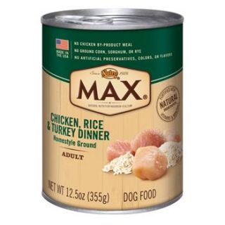 Nutro MAX Adult Chicken, Rice and Lamb Canned Dog Food
