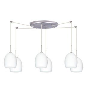 Besa Lighting BEL 6JC 169707 LED SN Lucia Pendant