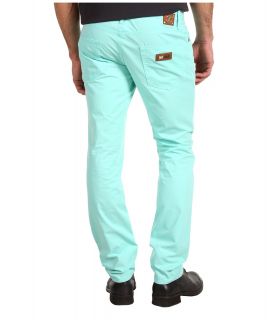 Just Cavalli Cotton Gabardine 5 Pocket Pant Mens Casual Pants (Blue)