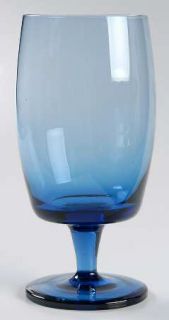 Gorham Accent Deep Blue(Navy) Iced Tea   Stem #1551, Deep Blue Navy