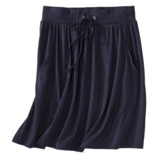 Merona Womens Front Pocket Knit Skirt   Xavier Navy   XL