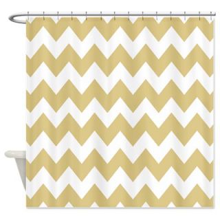  Beige and White Chevron Shower Curtain  Use code FREECART at Checkout