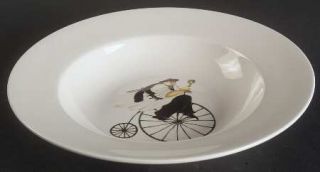 Oneida Chefs To Go Rim Soup Bowl, Fine China Dinnerware   Jennifer Garant,Chef O