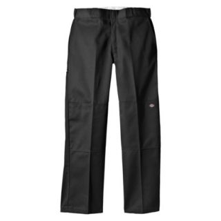 Dickies Mens Loose Fit Double Knee Work Pants   Black 33x32