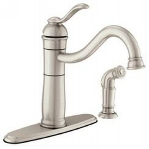 Moen 87427MSRS Walden One handle high arc kitchen faucet
