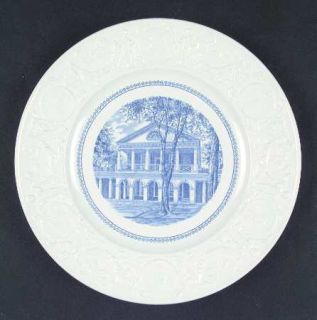 Wedgwood University Of Virginia Blue Dinner Plate, Fine China Dinnerware   Blue