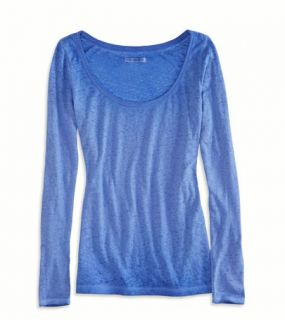 Blue Parade AE Favorite Long Sleeve T Shirt, Womens XXS