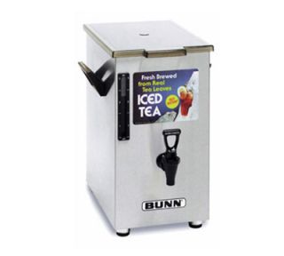 BUNN O Matic Square Iced Tea Coffee Dispensers & Stands 4 gal Capacity Solid Lid Side Handles