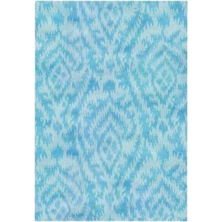 Hand spun Sagano Mystic Haze Azure Rug (56 X 8)