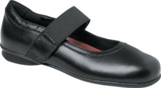 Womens Drew Becky   Black Calf Diabetic Shoes