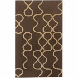 Nuloom Handmade Modern Trellis New Zealand Wool Rug (5 X 8) (BrownPattern AbstractTip We recommend the use of a non skid pad to keep the rug in place on smooth surfaces.All rug sizes are approximate. Due to the difference of monitor colors, some rug col