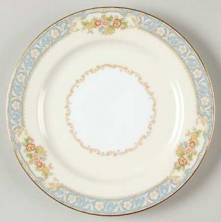 Noritake Royce Bread & Butter Plate, Fine China Dinnerware   White Flowers&Leave