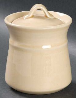 Metlox   Poppytrail   Vernon Colorstax Sand Sugar Bowl & Lid, Fine China Dinnerw