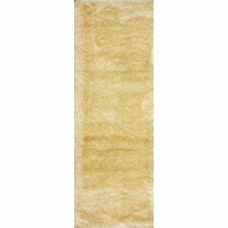Nuloom Sparkle Plush Cream Shag Rug (28 X 8)