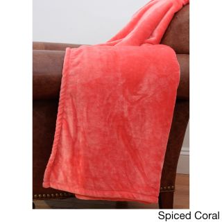 Val Solid Flannel 50 X 60 inch Fleece Throw