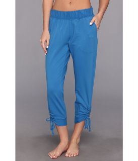 DKNY Jeans Pull On Sweatpant with Ankle Ties Womens Casual Pants (Blue)