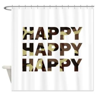  happy happy happy Shower Curtain  Use code FREECART at Checkout