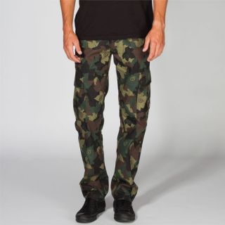 Core Collection Mens Cargo Pants Camo Green In Sizes 32, 36, 34, 38, 30, 28