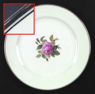 Noritake Sharon (Gold Trim) Dinner Plate, Fine China Dinnerware   Pink Center Ro
