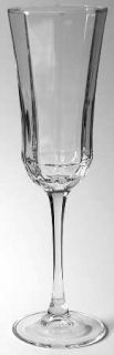 Cristal DArques Durand Octime Clear Fluted Champagne   Octagonal, Clear