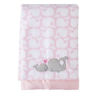 Just One You Made by Carters Girl 2 Ply Blanket satin trim
