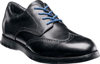 Mens Florsheim Flites Wing Ox   Black Smooth Leather Lace Up Shoes