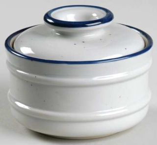 Mikasa Basic Blue Sugar Bowl & Lid, Fine China Dinnerware   Le Buffet Line