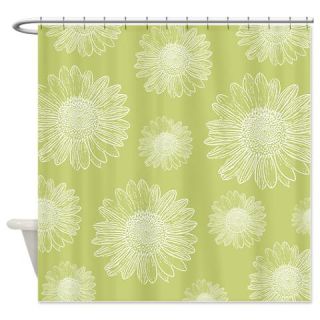  Lime Sunflowers Shower Curtain  Use code FREECART at Checkout