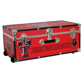 Texas Tech University 30 inch Wheeled Foot Locker Trunk (Red/black/whiteLimited quantity YesOfficially licensed YesWeight 19 poundsWheeled YesModel 5113 49 TT Wood, vinyl, styreneDimensions 12 inches high x 30 inches wide x 16 inches deepColor Red/