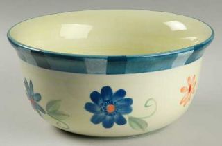 Pfaltzgraff Verona Small Serving Bowl, Fine China Dinnerware   Floral,Stripes,Sc