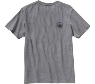 Mens Patagonia Rivet Logo T Shirt   Gravel Heather Graphic T Shirts