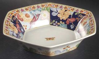 Spode Java 8 Table Bowl, Fine China Dinnerware   Exotic Flowers & Birds