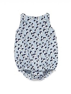 Gucci Infants Heartbeat Bodysuit   Light Blue Royal