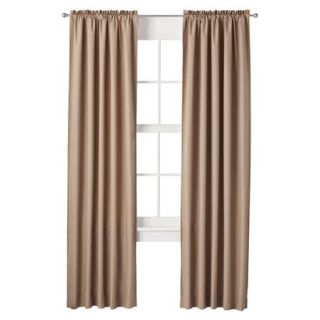 Room Essentials Thermal Window Panel Pair   Tan (42x63)