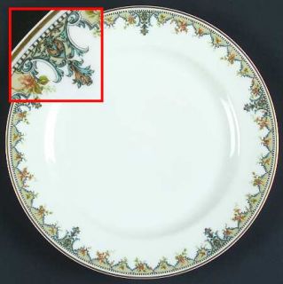Haviland Schleiger 727 Dinner Plate, Fine China Dinnerware   H&Co,Smooth,Blue Sc