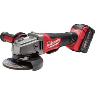 Milwaukee M18 FUEL 4 1/2in./5in. Grinder Kit   Two M18 RedLithium XC 4.0