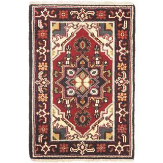 Hand knotted Royal Heriz Red Wool Rug (2x3)