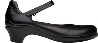 Womens Aravon Maya   Black Leather Casual Shoes