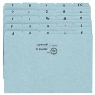 Esselte Self Tab Style Index Card Guide