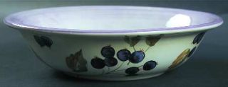 Tracy Porter Sage Tea Soup/Cereal Bowl, Fine China Dinnerware   Berries & Flower
