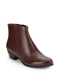 Belcaro Leather Ankle Boots   Redwood