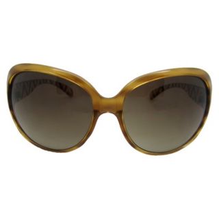 Womens Square Zigzag Temple Filigree Design Sunglasses   Black/Silver