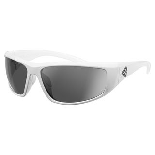 Ryders Unisex Dune Shiny White Grey Fm Lens Sunglasses
