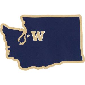 Washington Huskies State with Mascot Decal