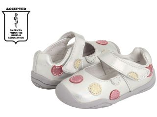 pediped Giselle Grip n Go Girls Shoes (Silver)