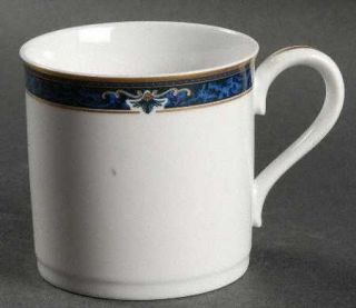 Wedgwood Chadwick Mug, Fine China Dinnerware   Embassy Collection  Blue & Gold B