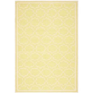 Moroccan Light Green/ivory Dhurrie Wool Area Rug (10 X 14)
