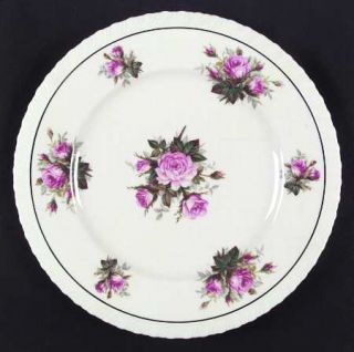 Hanover Anniversary Dinner Plate, Fine China Dinnerware   Pink Roses, Inner Plat
