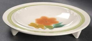 Franciscan Floral (Usa, Rim Shape) Large Ashtray, Fine China Dinnerware   Usa, R
