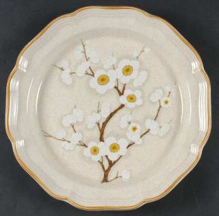 Mikasa White Petals 12 Chop Plate/Round Platter, Fine China Dinnerware   Garden
